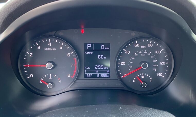 2023 Kia Rio LX B2776 (12) Gauges